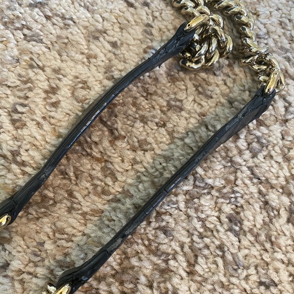 Authentic Black Leather Gucci Chain Soho Hobo Bag - Picture 13 of 15